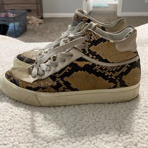 Rag&Bone Snakeskin high tops size 40